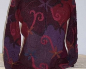 Womens Intarsia Cardigan