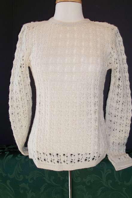 Womens Lacy Sweater